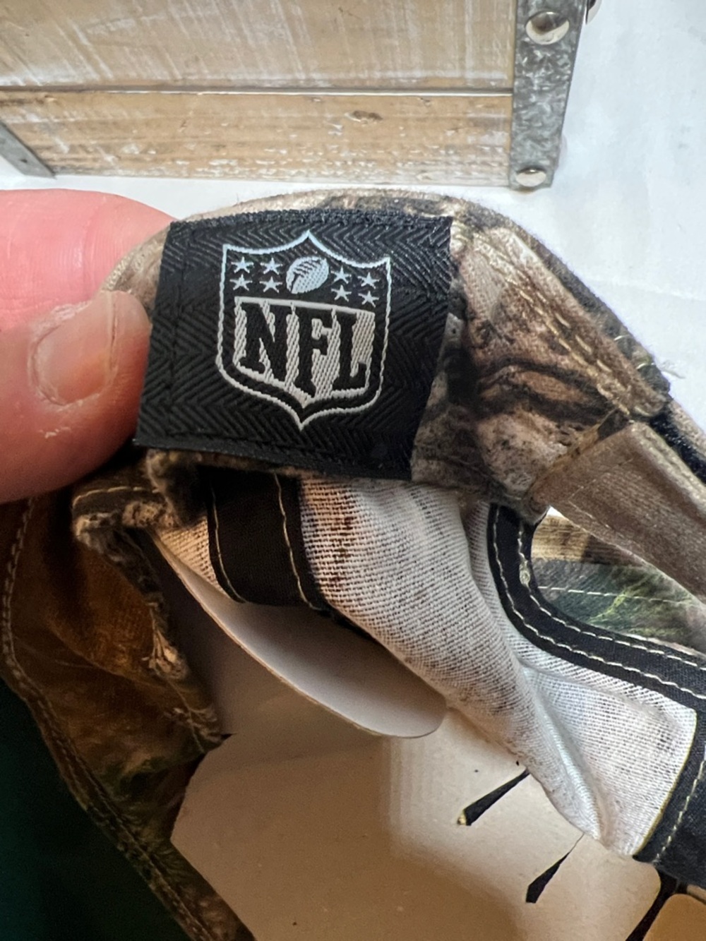 47 Brand Green Bay Packers Camo Hat with Green and Brown Accents - Picture 3 of 5